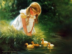 painting_children_childhood_kjb_DonaldZolan_14GoldenMoment_sm