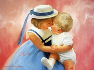painting_children_childhood_kjb_DonaldZolan_24MothersAngels_sm